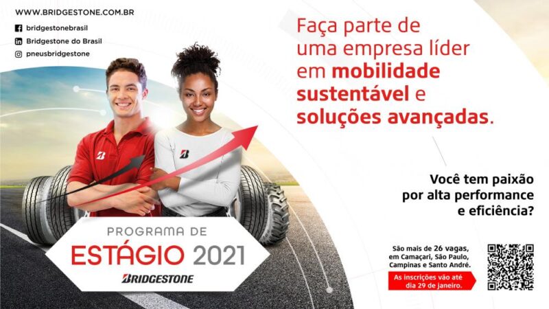 Bridgestone abre inscrições para o Programa de Estágio 2021