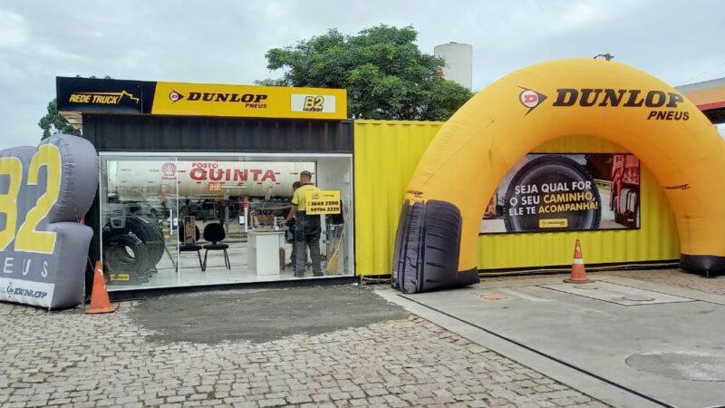 Dunlop amplia rede de containers pelas estradas brasileiras