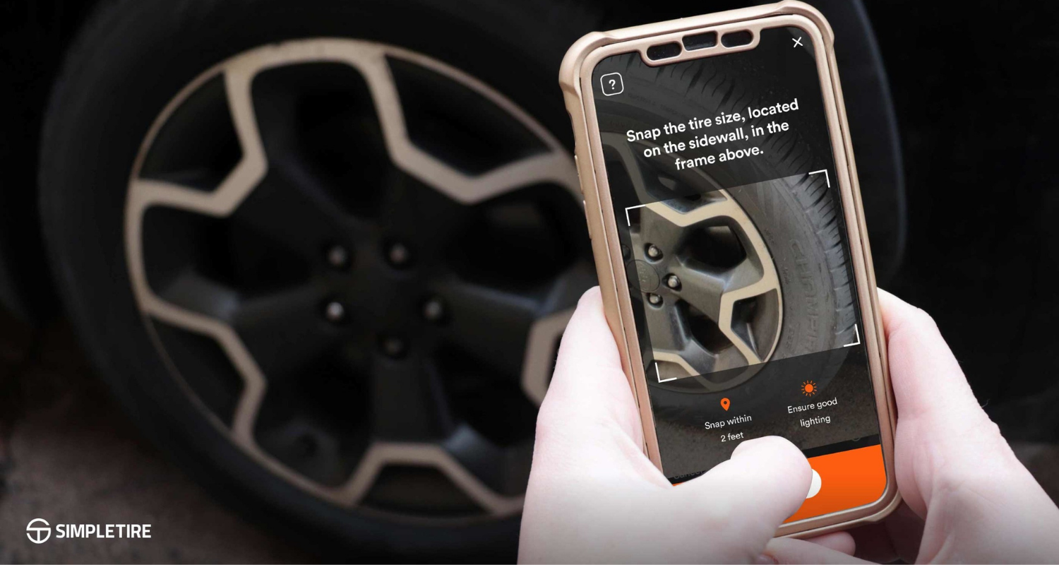 Varejista on-line SimpleTire lança app que que “lê” as informações da lateral dos pneus