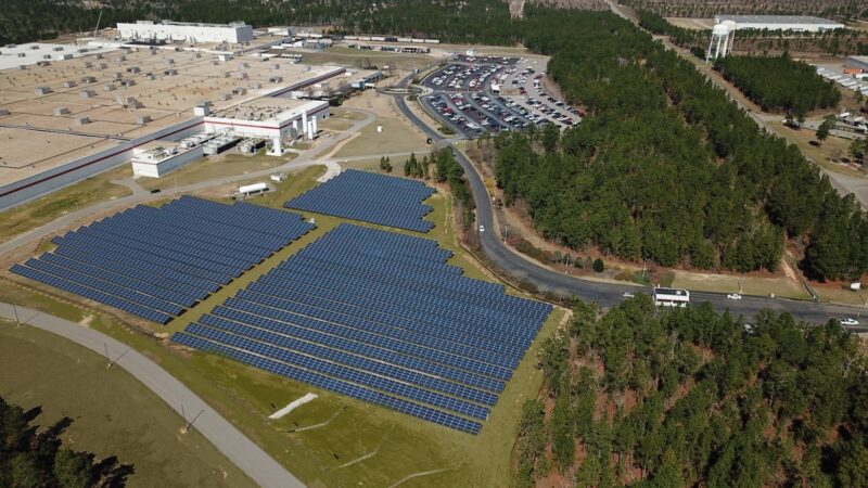 Bridgestone alimenta planta na Carolina do Sul com energia solar