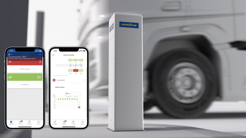 Goodyear lança sistema de TPMS DrivePoint na Europa