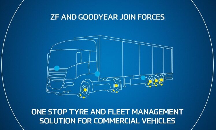 Goodyear e ZF aliadas na gestão de pneus e de frotas