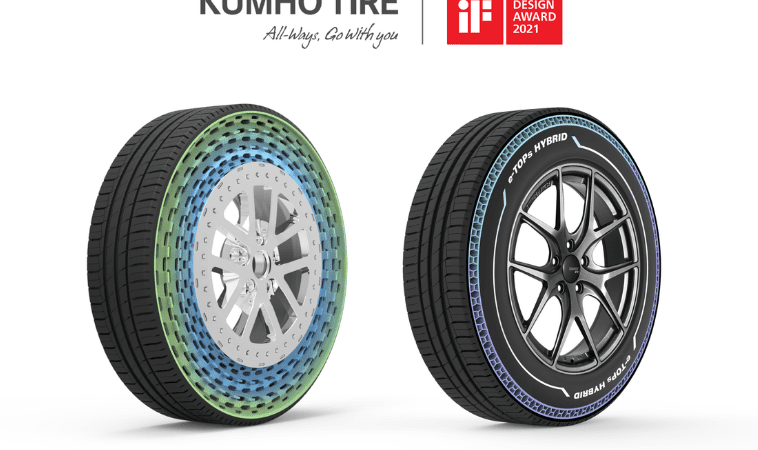 Kumho leva o prêmio iF Design de 2021 com dois pneus conceito