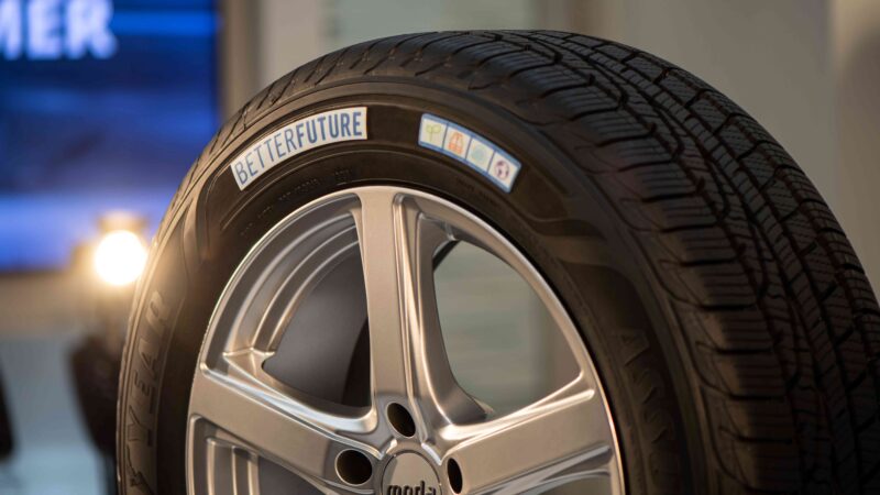 Goodyear desenvolve pneu com 70% de matéria-prima reciclável