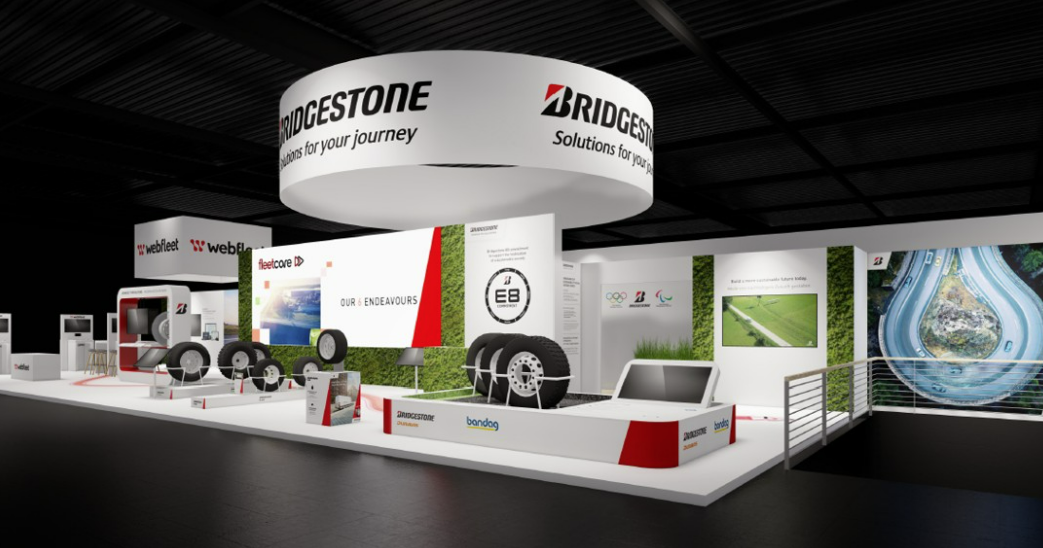 Bridgestone vai apresentar um showroom personalizável com soluções para frotas na CES 2024