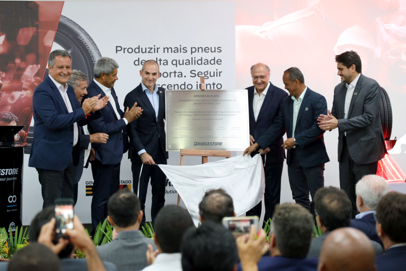 Bridgestone celebra expansão de sua fábrica de Camaçari após investimento de quase R$ 1 bilhão