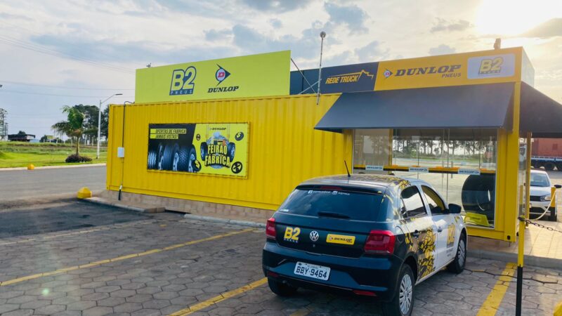 Dunlop inaugura novas “lojas contêineres” no Paraná e no interior paulista