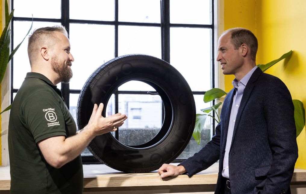ENSO é finalista do Prêmio Earthshot 2023 e se reúne com o Príncipe William para discutir soluções para a poluição gerada pelos pneus