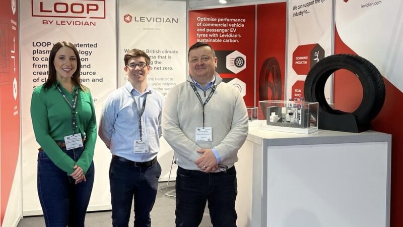 Levidian apresenta tecnologia de grafeno líquido com potencial de reduzir a resistência ao rolamento de compostos de borracha de pneus de carga em 23%