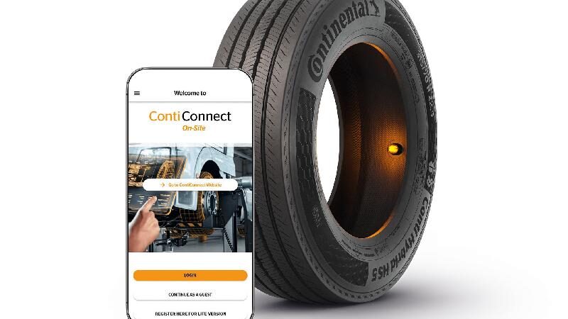 Continental apresenta o ContiConnect Lit: App gratuito para gestão de pneus com sensores