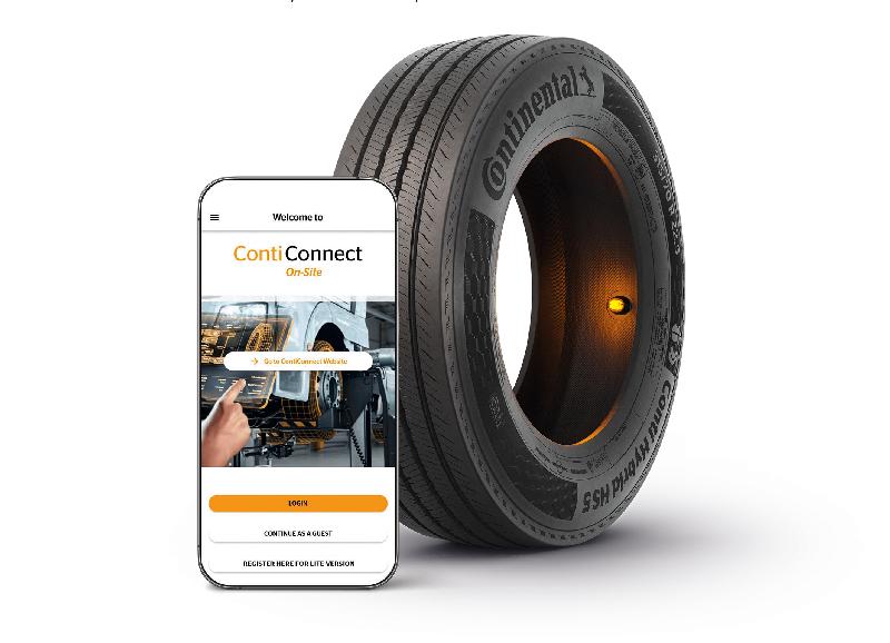 Continental apresenta o ContiConnect Lit: App gratuito para gestão de pneus com sensores