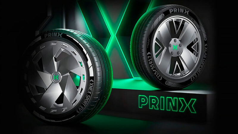 Prinx pneus lança XNEX SPORT EV e XLAB COMFORT EV para veículos elétricos e híbridos no Brasil