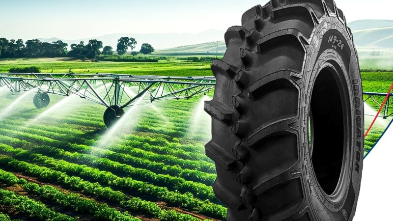 Pneus Titan revolucionam a irrigação agrícola ao reduzir valas no campo